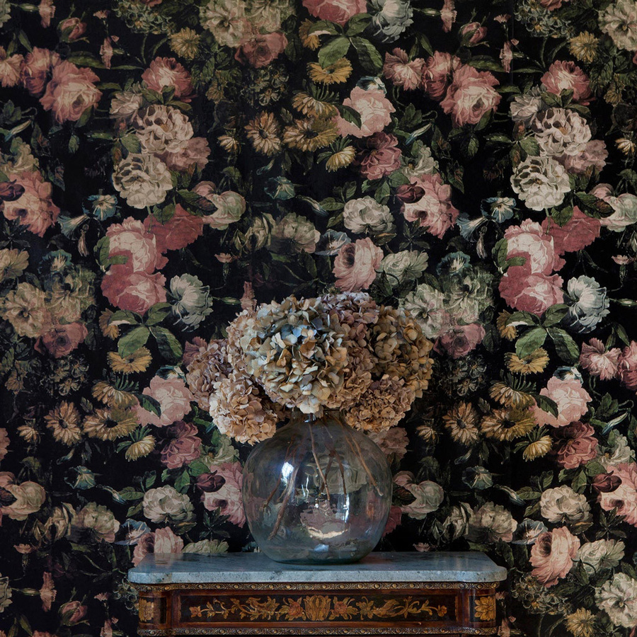 House of Hackney Tapete Midnight Garden Mural Multicolour Floral Botanical Non-Woven B: 300 cm, H: 180 cm - Bild 1