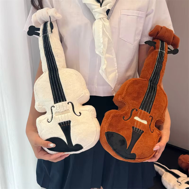 MIAOOWA Violine Plushie Puppe, Plüsch, Braun - Bild 4