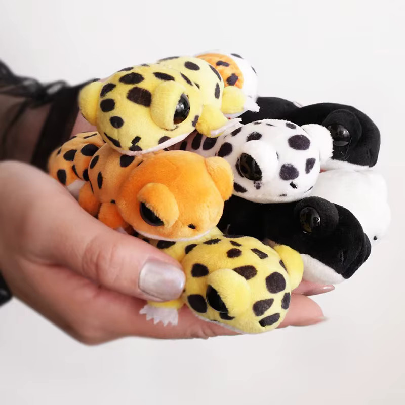 QUALIA Gecko Eidechse, Plüschtier, Taschenanhänger, Bunt - Bild 3