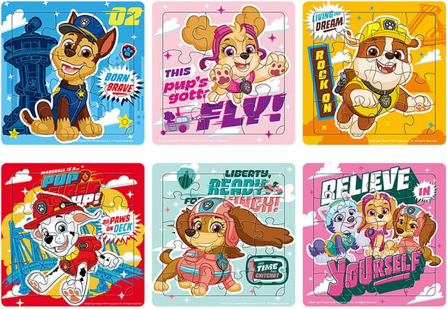 Paw Patrol Fahrzeug Puzzles, 6-teiliges Set, ab 0 Jahre - Bild 1