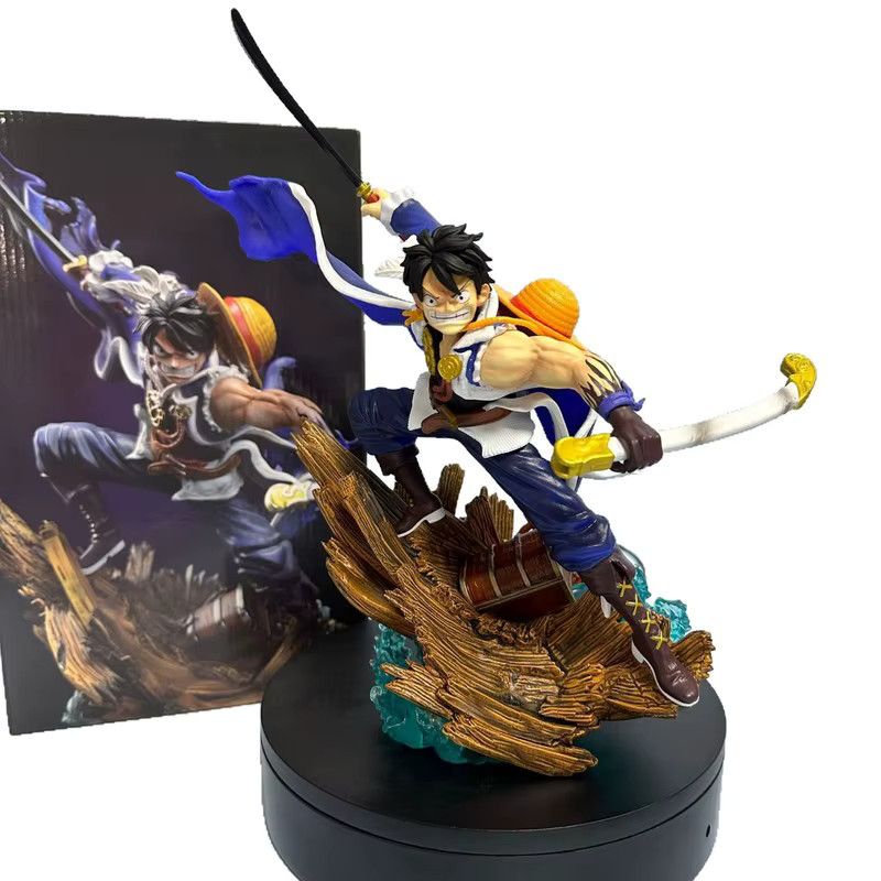Bandai One Piece Ruffy Anime Figur aus PVC, Multicolor, Höhe: 29 cm - Bild 4