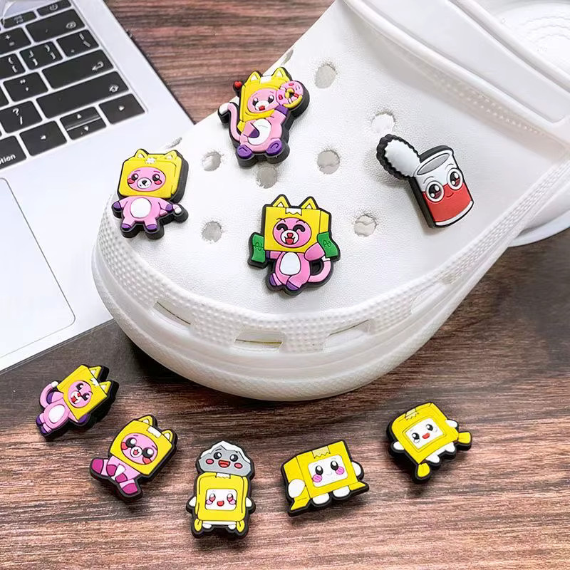 Potdemiel Schuh-Charms, Fuchs und Box, PVC - Bild 3