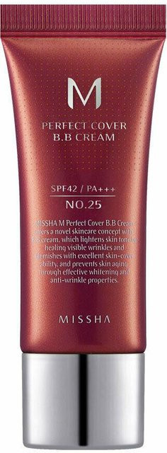 Missha M Perfect Cover B.B. Cream SPF 42, warmes Beige, 20 ml - Bild 1