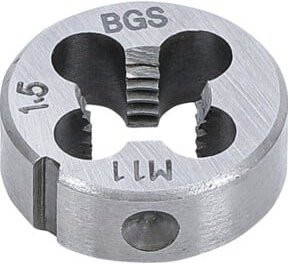 BGS Gewindeschneideisen M11 x 1,5 x 25 mm in Silber - Bild 1