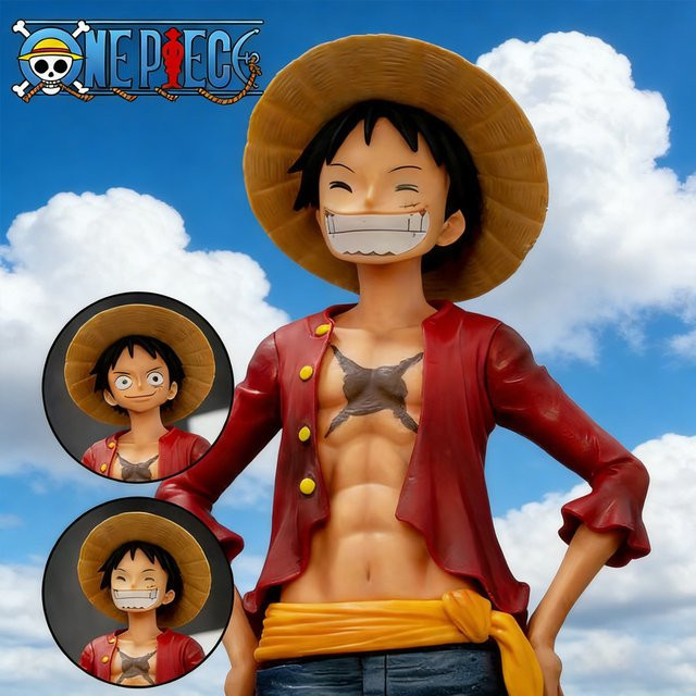 Bandai One Piece Luffy Action Figur, 28 cm, Einzelfigur - Bild 1