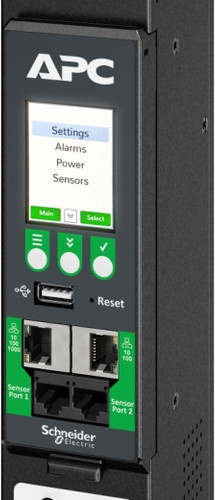 APC NetShelter Rack PDU Advanced Switched Metered 11.5 kW 3-Phasen 0U mit 48 Ausgängen in Schwarz - Bild 1