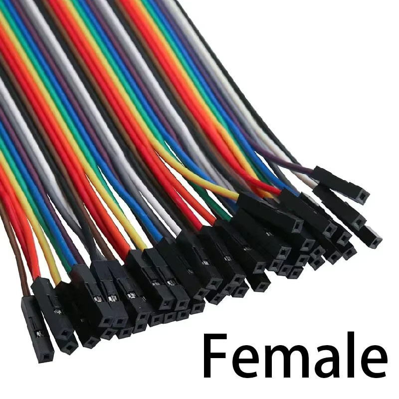 40er Set DuPont Jumper Wire Kabelverbindung Stecker auf Stecker, Buchse auf Buchse und Stecker auf Buchse in Mehrfarbig für dein Arduino DIY Kit - Bild 3