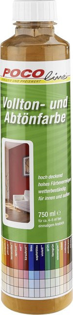 POCOline Dispersionsfarbe matt in Braun, 0,75 l - Bild 1