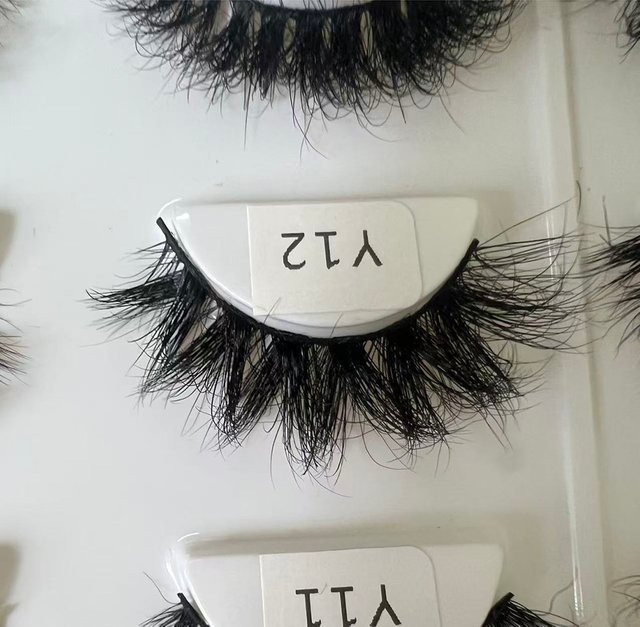 LEHUAMAO Falsche Wimpern, 5D Nerz, D-Curl, Wispy-Streifen - Bild 1