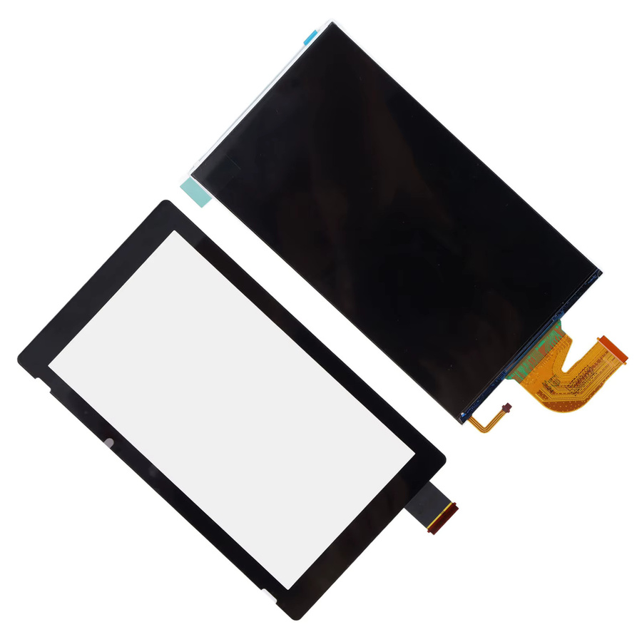 Ersatz-LCD-Bildschirm für Nintendo Switch HAC-001 mit verschleißfestem Digitizer-Touchscreen in Schwarz - Bild 4