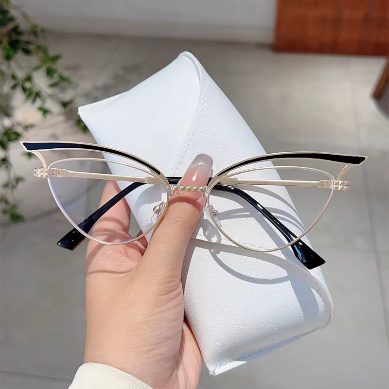 Kampt Cat Eye Korrektionsbrille, Vollrand, Damen, Blaulichtfilter - Bild 1