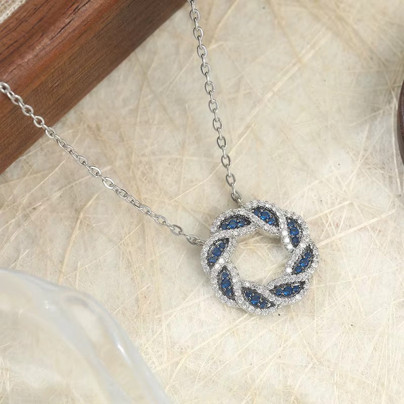 YoYo Halskette, Bicolor, Zirkonia, Damen - Bild 2