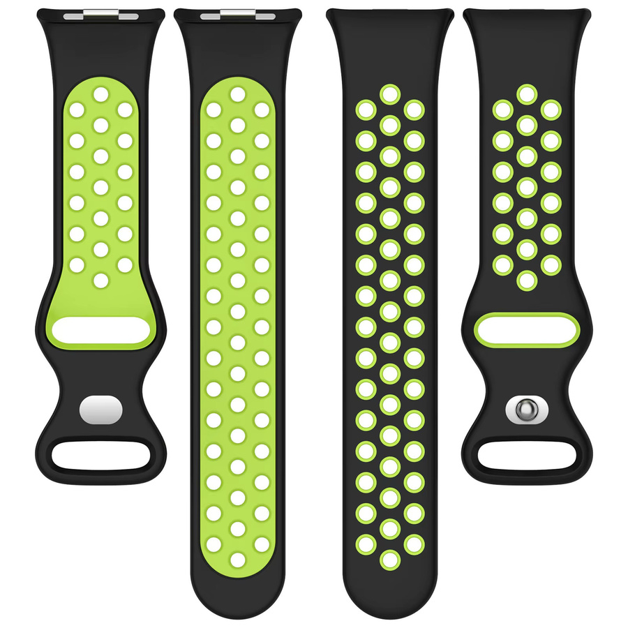 Xiaomi Uhrenarmband Silikon, zweifarbig, Redmi Watch 4/5, Mi Band 8 Pro/9 Pro - Bild 2