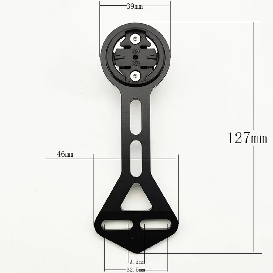 Garmin Fahrrad Computer Halterung aus Aluminiumlegierung für Rennrad Lenker in Schwarz - Bild 2