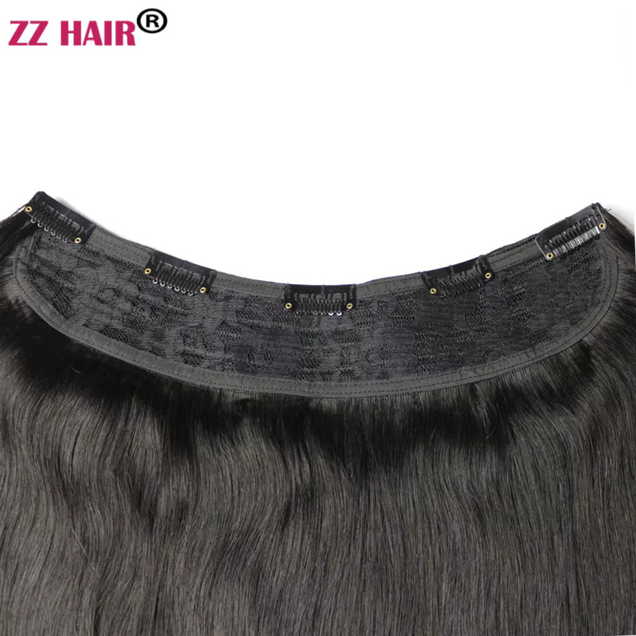 ZZHAIR Remy-Haarverlängerung, glatt, 40,6–61 cm, 100–120 g, U-Teil-Set - Bild 2