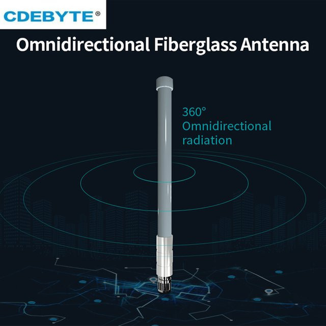 CDEBYTE TX915-BLG-26 Wifi Lora Outdoor-Fiberglasantenne 868/915 MHz mit N-J-Anschluss, wasserdicht, 3–6 dBi für Router und Modem - Bild 1