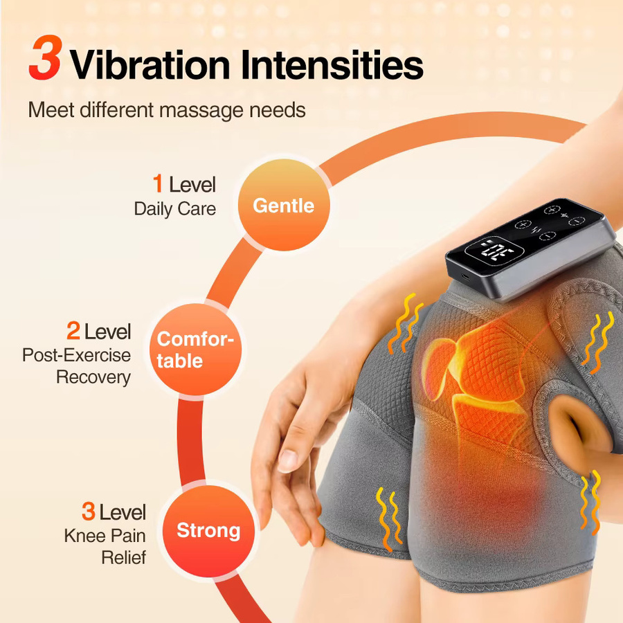 Hailicare Knie-Massagepad mit Vibration und Wärme, Unisex - Bild 4