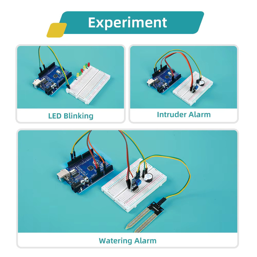 KUONGSHUN Starter-Kit Programmier-Set, Lernspielzeug für Arduino Uno R3 - Bild 3