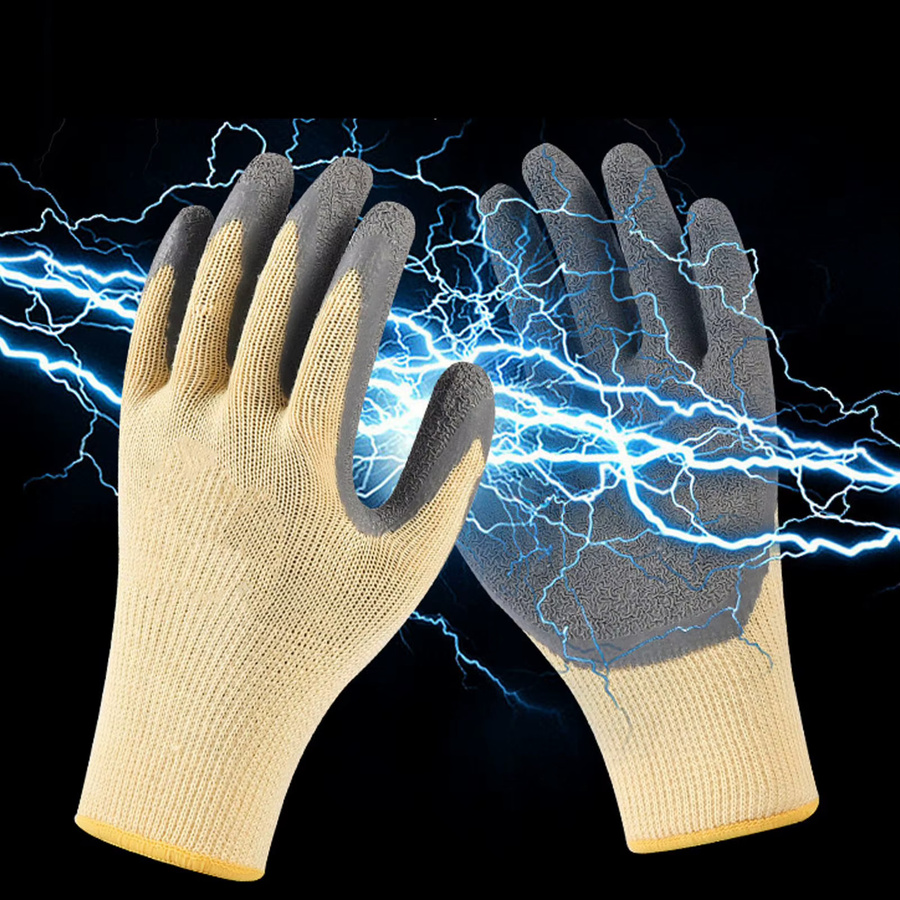 VGEBY Isolationshandschuhe aus Latex mit Flammschutz und 400V Spannungswiderstand für Elektriker in Mehrfarbig - Bild 2