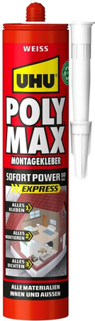UHU Poly Max Montagekleber MS-Polymer Weiß 425 g
