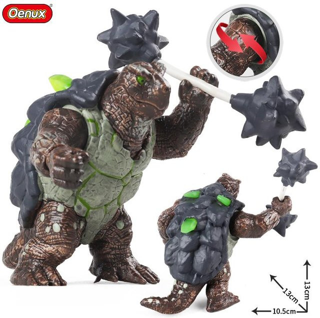 Oenux Jurassische Welt Mythischer Dinosaurier Drache Tiger Golem Löwe Schneemänner Rinder Actionfiguren ab 3-6 Jahre - Bild 1