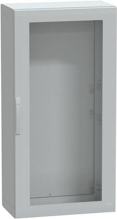 Schneider Electric Polyestergehäuse Bodenstehend PLA komplett abgedichtet IP65 Grau mit transparenter Tür B/T/H: 150 x 75 x 42 cm - Bild 1