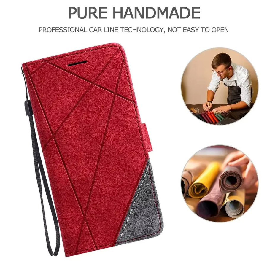 Lederetasche mit Flip-Funktion für Samsung Galaxy A11 A21 A31 A41 A51 A71 A81 A91 A10 A20 A40 A50 A70 S Serie als Brieftasche und Standhalterung in Braun - Bild 2