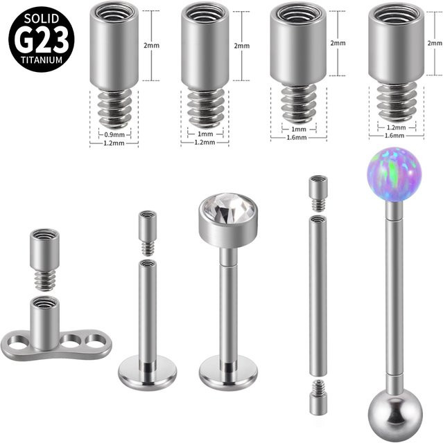 Dreamlee Piercing Verlängerung Stange, Titan, Unisex - Bild 1