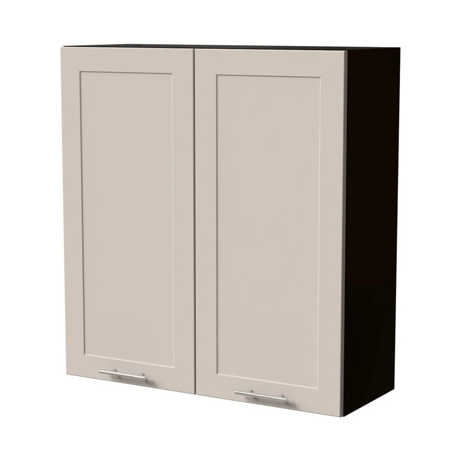 Feldmann-Wohnen Hängeschrank Oslo Schwarz und Kaschmir Matt mit Soft-Close-Türen, B/T/H: 90 x 32,5 x 96 cm - Bild 2