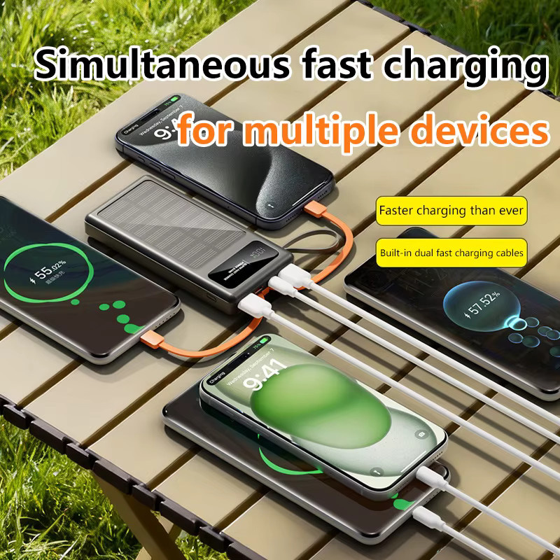 OnePlus Solarpowerbank mit Hochkapazität und Schnellladefunktion in Orange - Bild 2