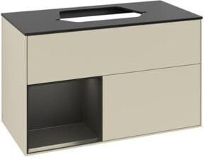 V&B Waschtischunterschrank Finion 100 in Lackausführung, B/T/H: 100 x 50,1 x 50,1 cm - Bild 1