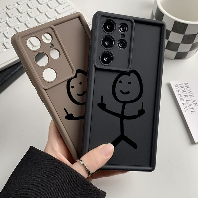 Ästhetische Silikon Schutzhülle für Samsung Galaxy A55 5G A54 A35 A34 A15 A16 A06 A05 A05s A52 A53 A25 A24 A32 A33 A12 - Bild 1