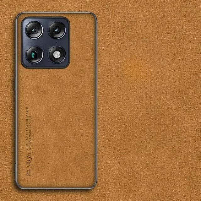 Motorola Lammleder Handyhülle für Moto Edge 70 Ultra in Mat Braun - Bild 1