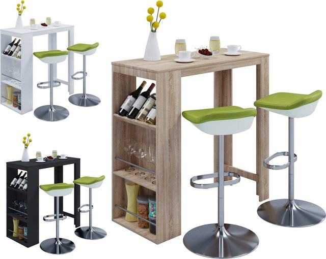 VCM Bartisch Oktola als Stehtisch und Tresen, H x B x T: 110 x 110 x 50 cm - Bild 1