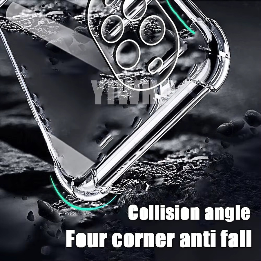 Transparente Airbag-Handyhülle für Huawei Nova 13 Pro 12 11 10 9 Pro SE 12i mit Schutzlinse und stoßfester TPU-Rückseite - Bild 2
