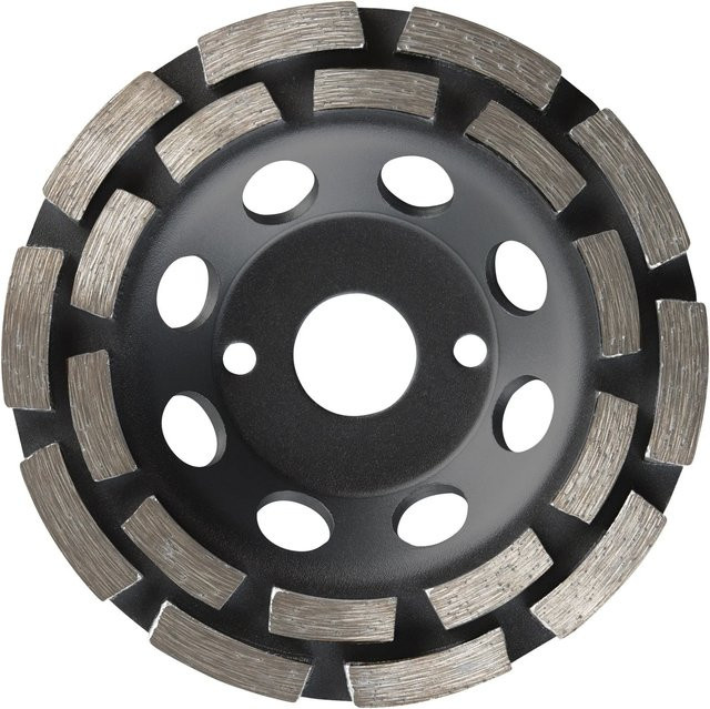 kwb Diamant-Schleifteller Aggreso-Flex für Beton, Fliesen und Stein, Farbe: Grau, Durchmesser: 11,5 cm, Breite: 2,22 cm - Bild 1