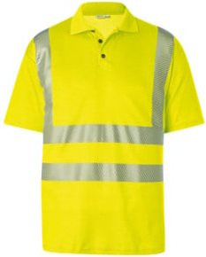 Kübler Polo REFLECTIQ PSA 2 Warnshirt in Warngelb Größe S nach EN ISO 20471 - Bild 1