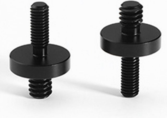Adapter von 1/4-Zoll-Stecker auf M5-Stecker in Schwarz für Stativhalterungen und Kameras - Bild 1
