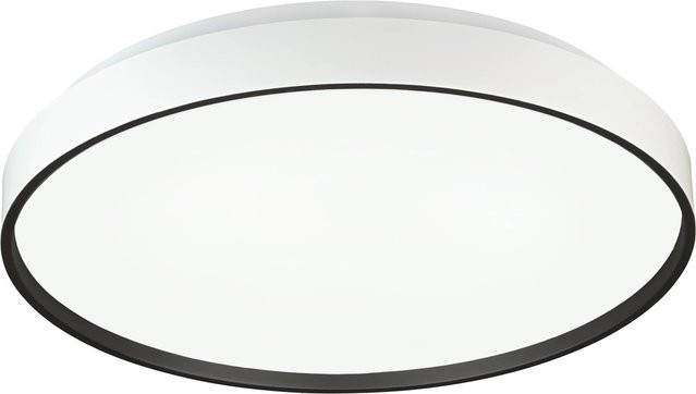 MegaLight LED-Decken- und Wandleuchte Shining Jupiter in Schwarz mit Fernbedienung, Dimmer und Timer, Durchmesser: 38 cm, Höhe: 6,5 cm - Bild 1