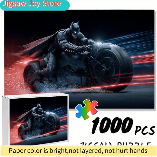 Warner Bros. Batman Puzzle, Rot, Blau, Bunt / Mehrfarbig - Bild 1