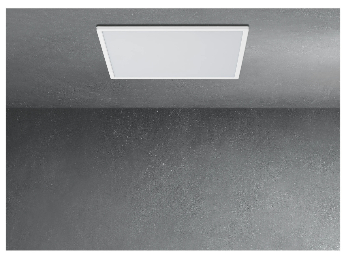 LIVARNO HOME LED Panel Slim Quadrat in Weiß mit CCT, Backlight und Fernbedienung - Bild 3