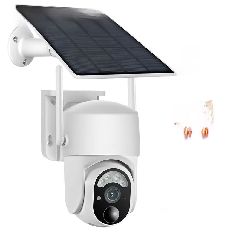 BOAVISION 5MP PTZ Outdoor Überwachungskamera mit Solarpanel, WiFi oder 4G SIM-Karte, PIR-Bewegungserkennung und 2-Wege-Audio in Weiß - Bild 5