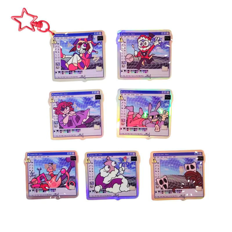 Bandai Acryl-Schlüsselanhänger The Amazing Digital Circus, Unisex - Bild 1