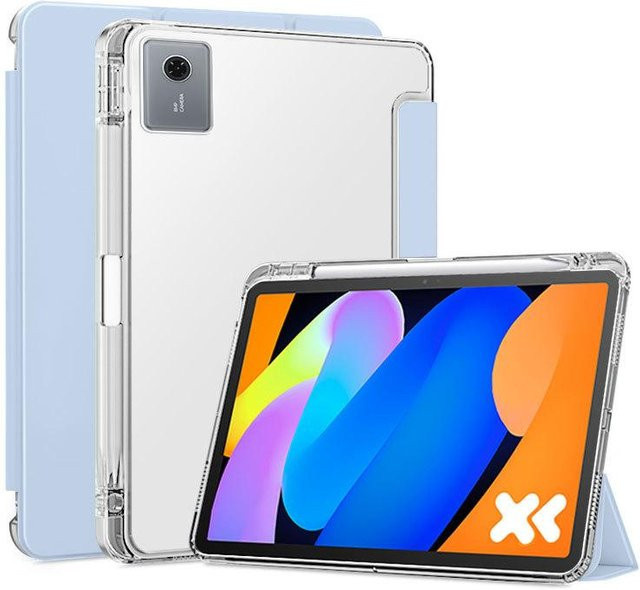 Dreifach-Tablet-Hülle für Lenovo Xiaoxin Pad 11 TB335FC mit Stifthalter in Blau - Bild 1