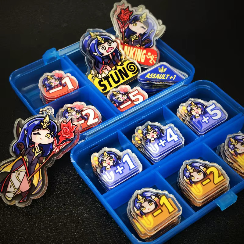 Bandai Riftbounds Schadenszähler, Acryl, Brettspiel-Zubehör - Bild 3