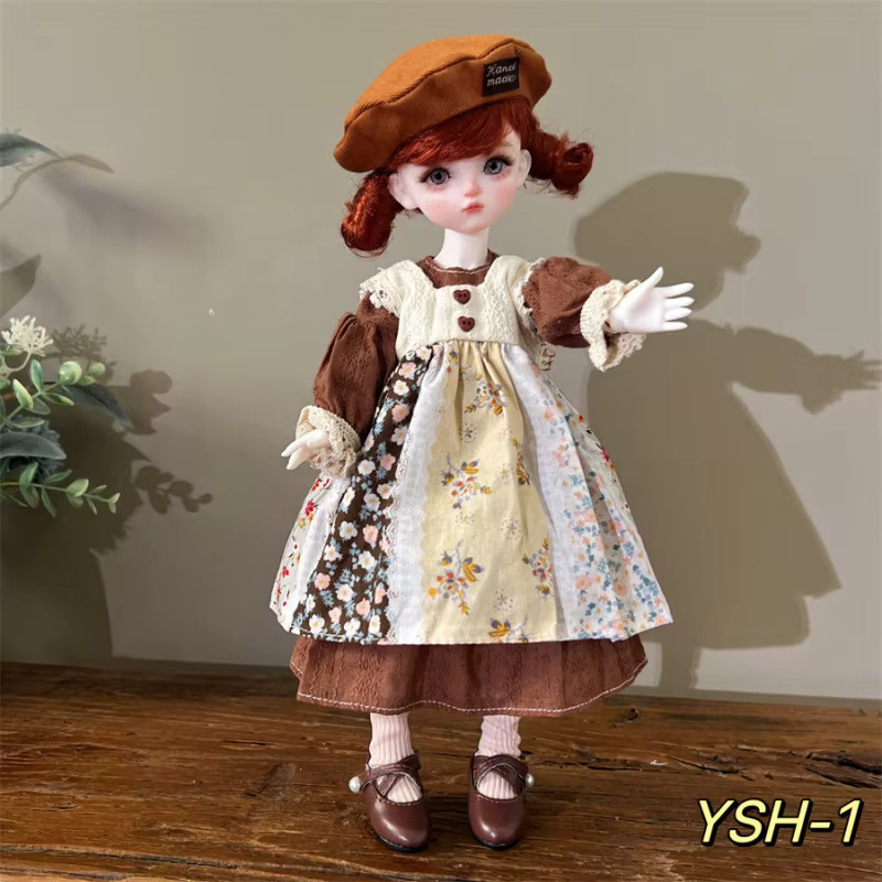 GIHOO BJD 1/6 Puppe Kleidung, Wald Stil, Cartoon Lolita Rock, Zubehör - Bild 3