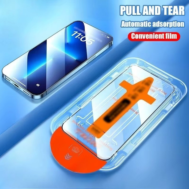 2 Stück Ultra HD gehärtetes Glas für Apple iPhone 17 16 15 14 13 12 11 Pro Max Plus XR XS in Transparent mit staubfreier und einfacher Installation - Bild 2