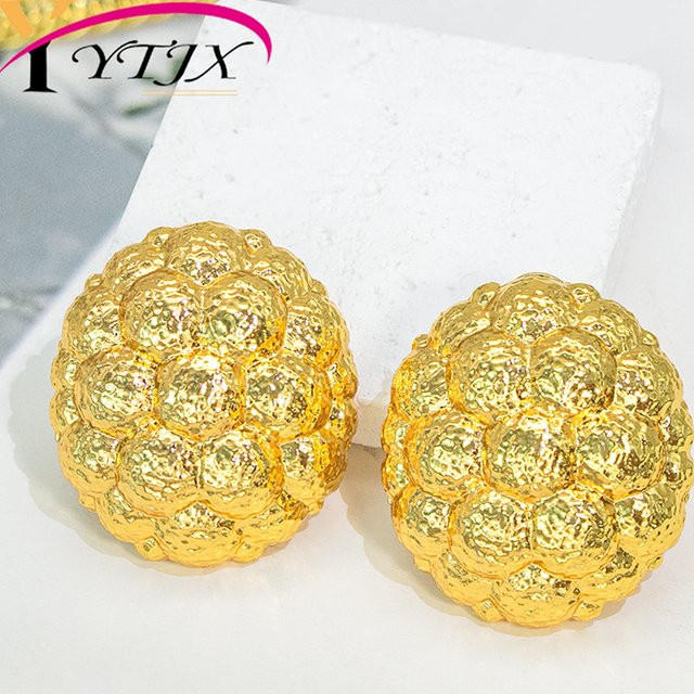 YTJX Drop-Ohrringe, 18 Karat Goldfarben, Damen - Bild 1