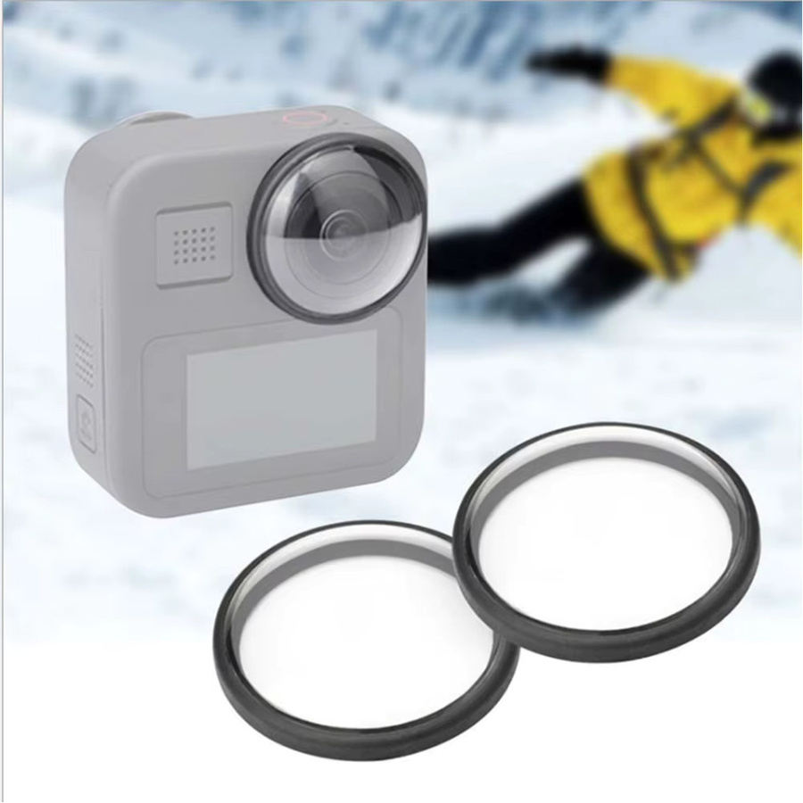 Wasserdichte und staubdichte Acryl-Objektivschutzhülle für deine GoPro Max Action Camera in Transparent - Bild 2