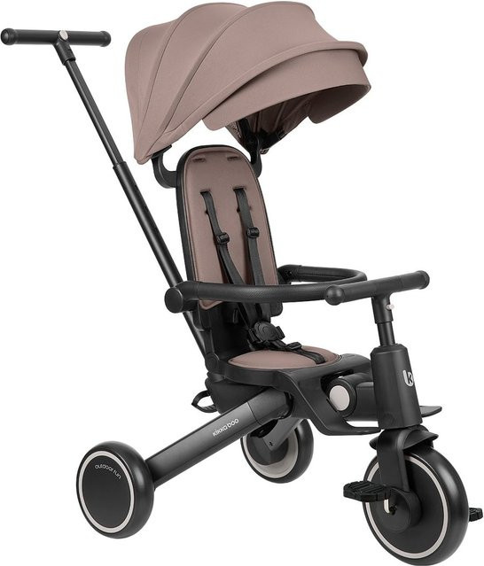 Kikkaboo Trix 2 Dreirad 5 in 1 beige mit Aluminiumrahmen - Bild 1